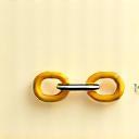 Icon representing affiliate marketing with a chain link.