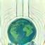 Diverse topics icon represented by a globe with digital connections.